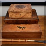 D50. Vintage and antique boxes.